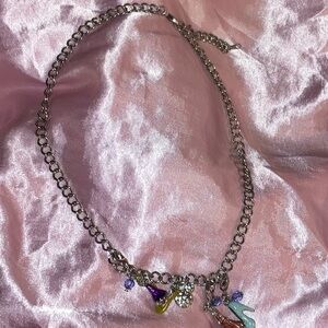 adjustable disney world children’s charm necklace